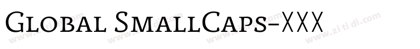 Global SmallCaps字体转换